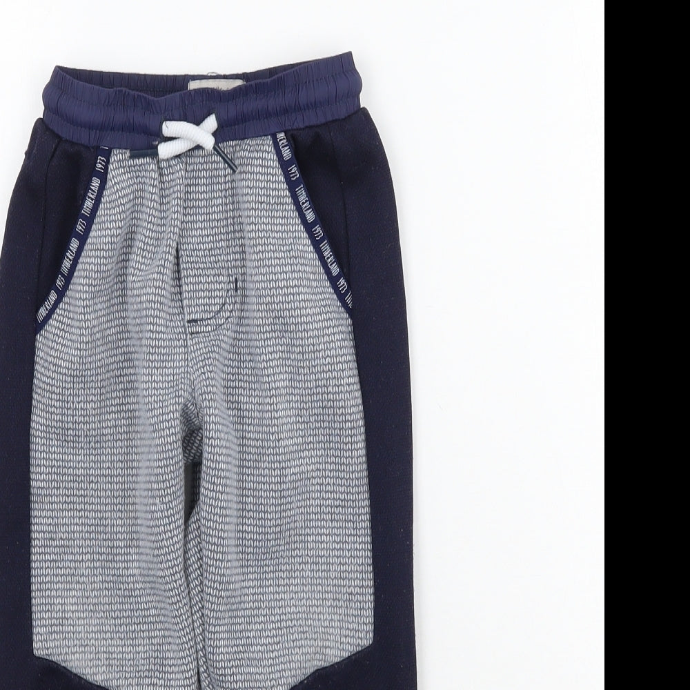 Timberland Boys Blue  Ramie Sweatpants Trousers Size 3 Years
