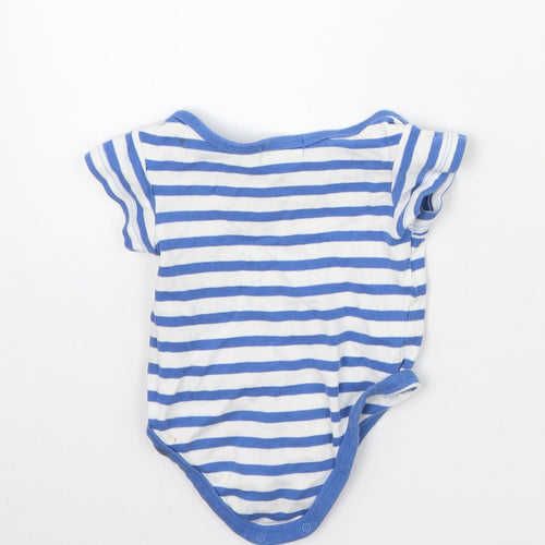 Babaluno Baby Blue Striped  Babygrow One-Piece Size 3-6 Months