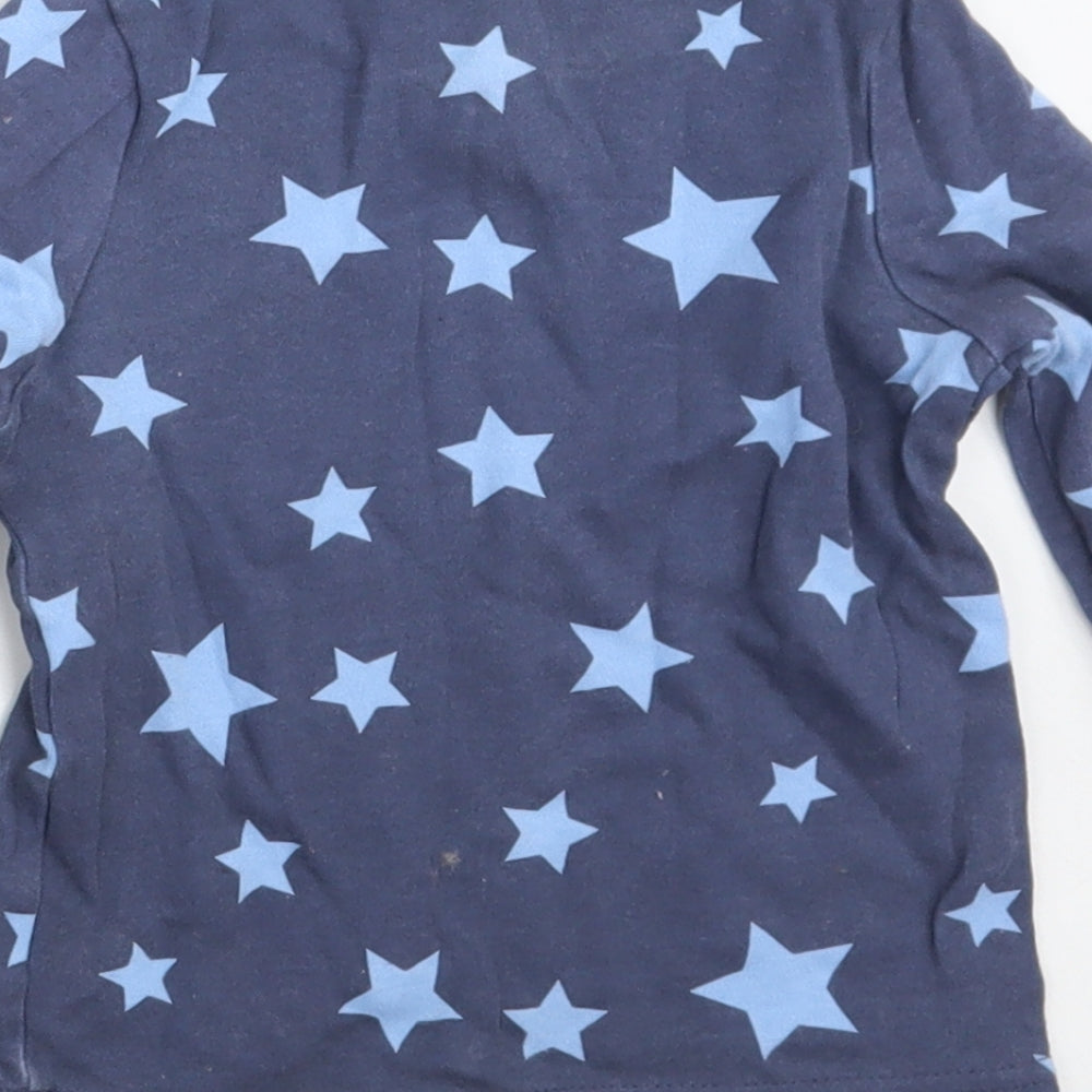 George Baby Blue Geometric  Basic T-Shirt Size 6-9 Months