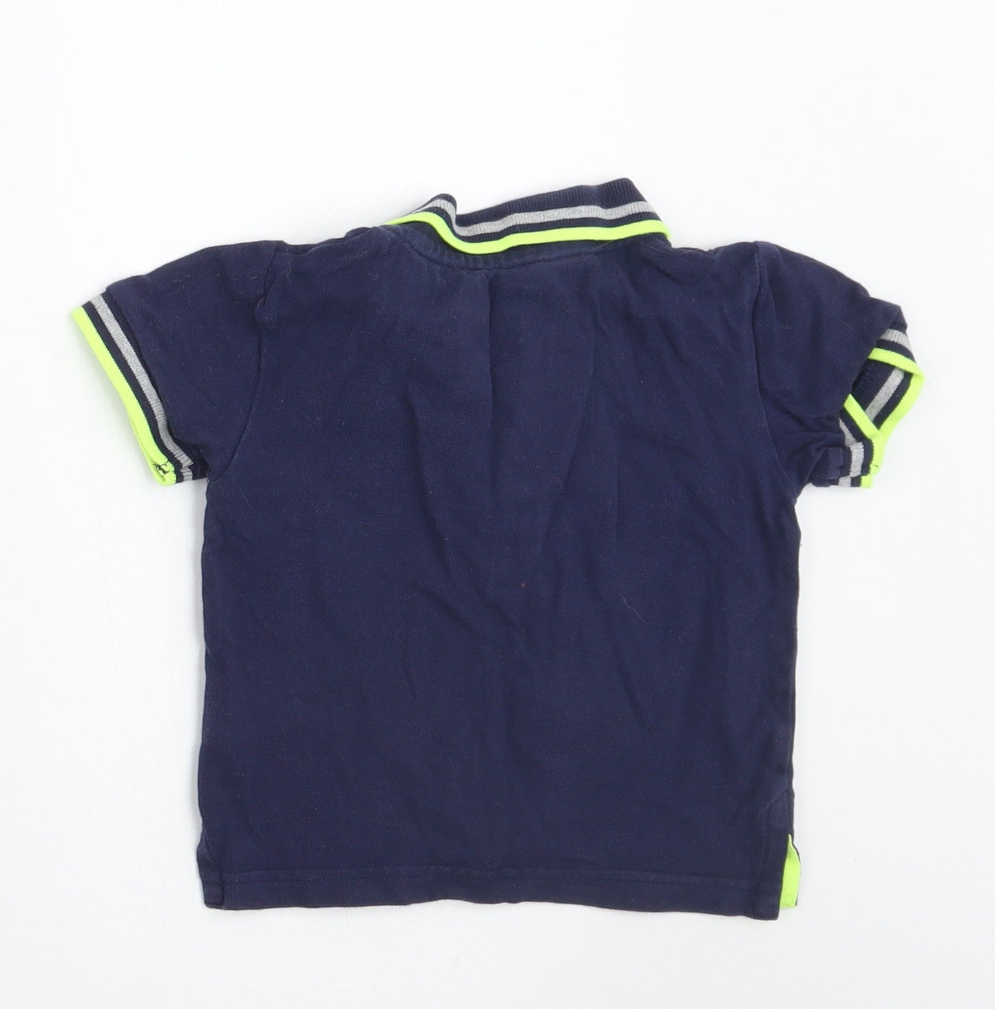 Bluezoo Boys Blue   Basic Polo Size 12-18 Months