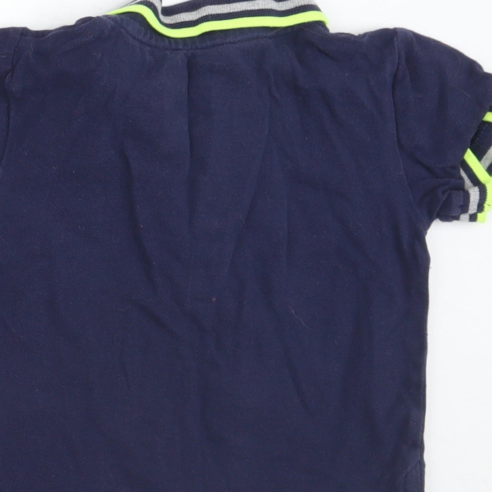 Bluezoo Boys Blue   Basic Polo Size 12-18 Months