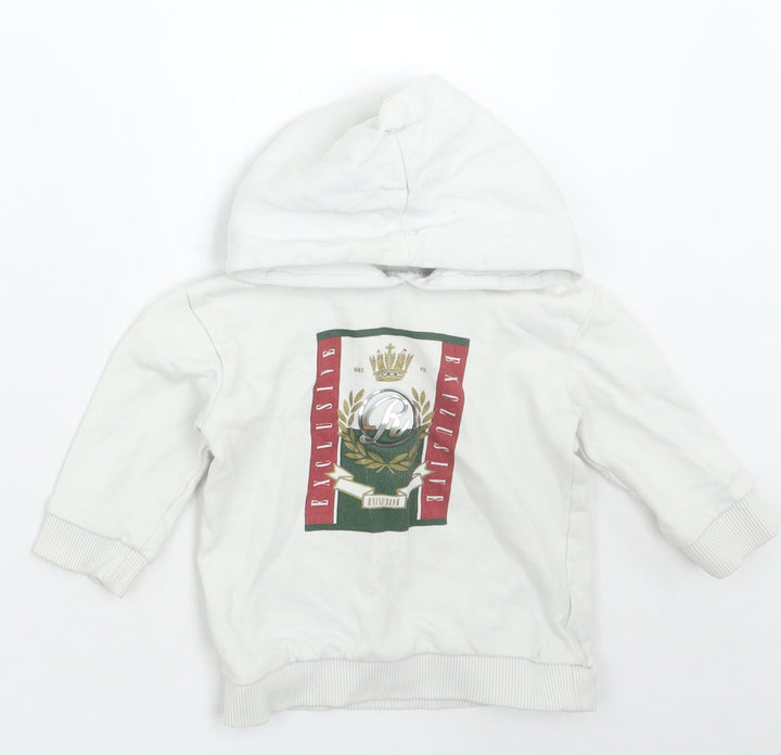 River Island Girls White Pullover Jumper Size 12-18 Months