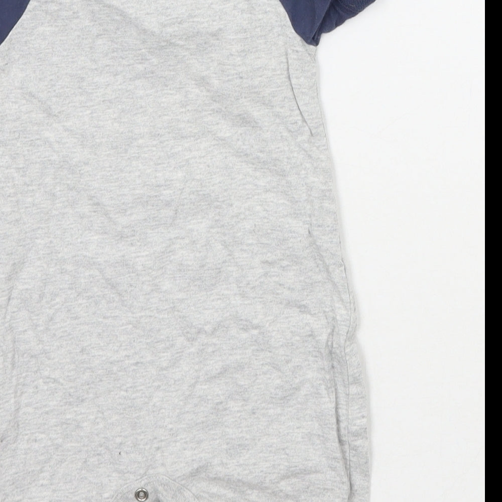TU Boys Grey   Babygrow One-Piece Size 9-12 Months
