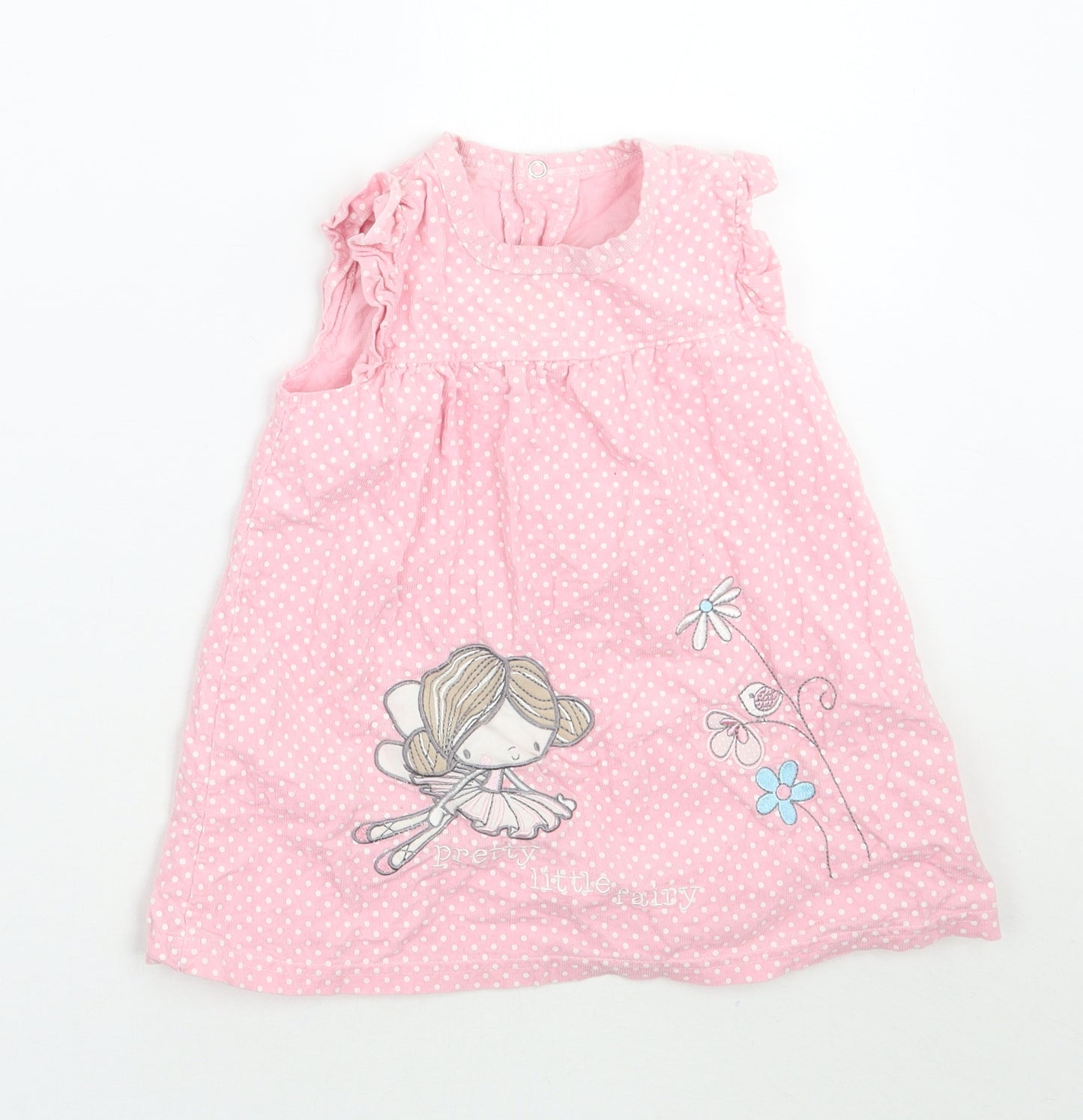 Pep&co Girls Pink Polka Dot  A-Line  Size 9-12 Months
