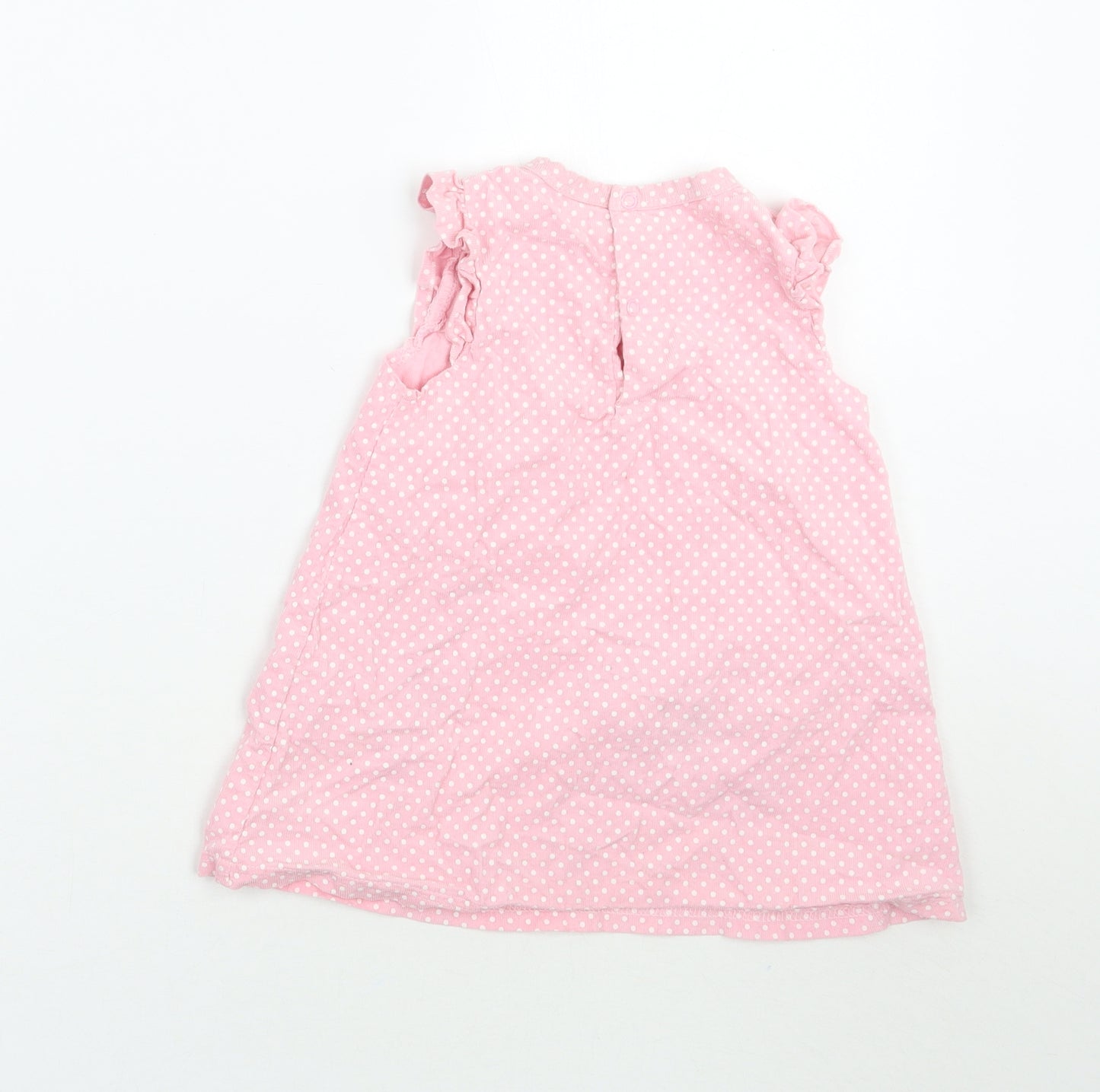 Pep&co Girls Pink Polka Dot  A-Line  Size 9-12 Months