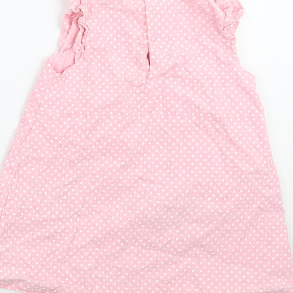 Pep&co Girls Pink Polka Dot  A-Line  Size 9-12 Months