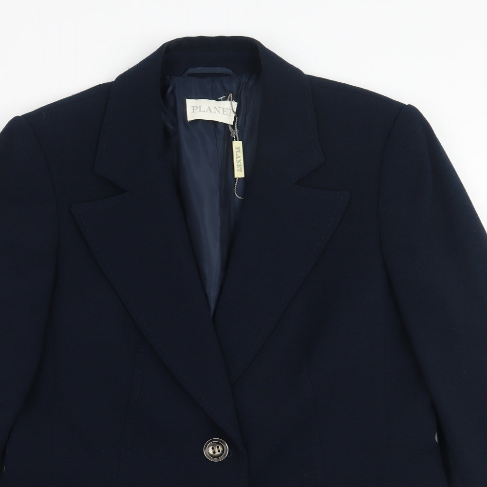 Planet Womens Blue   Jacket Blazer Size 10