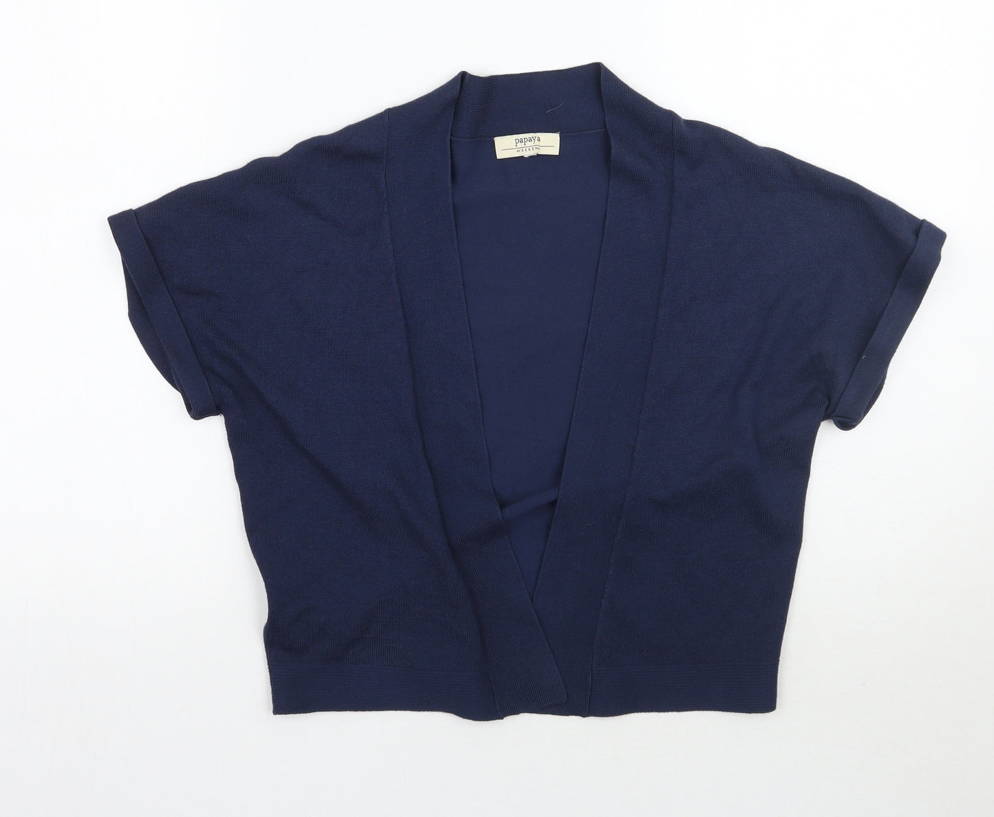 Papaya Womens Blue   Cardigan Jumper Size 12