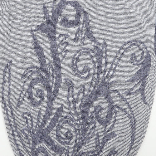 Emreco Womens Blue Floral  Pullover Jumper One Size