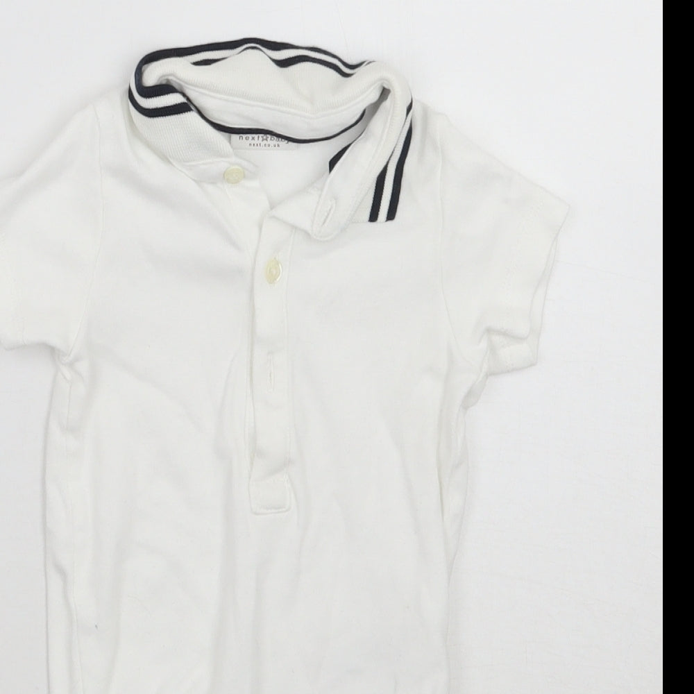 NEXT Baby White   Babygrow One-Piece Size 9-12 Months