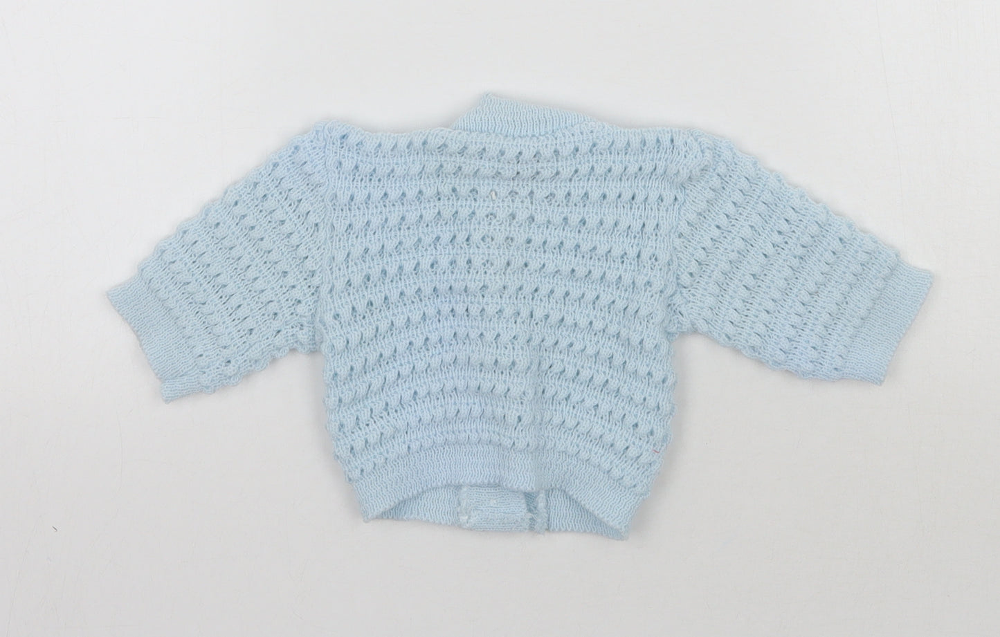Baby prem Girls Blue   Cardigan Jumper Size 0-3 Months