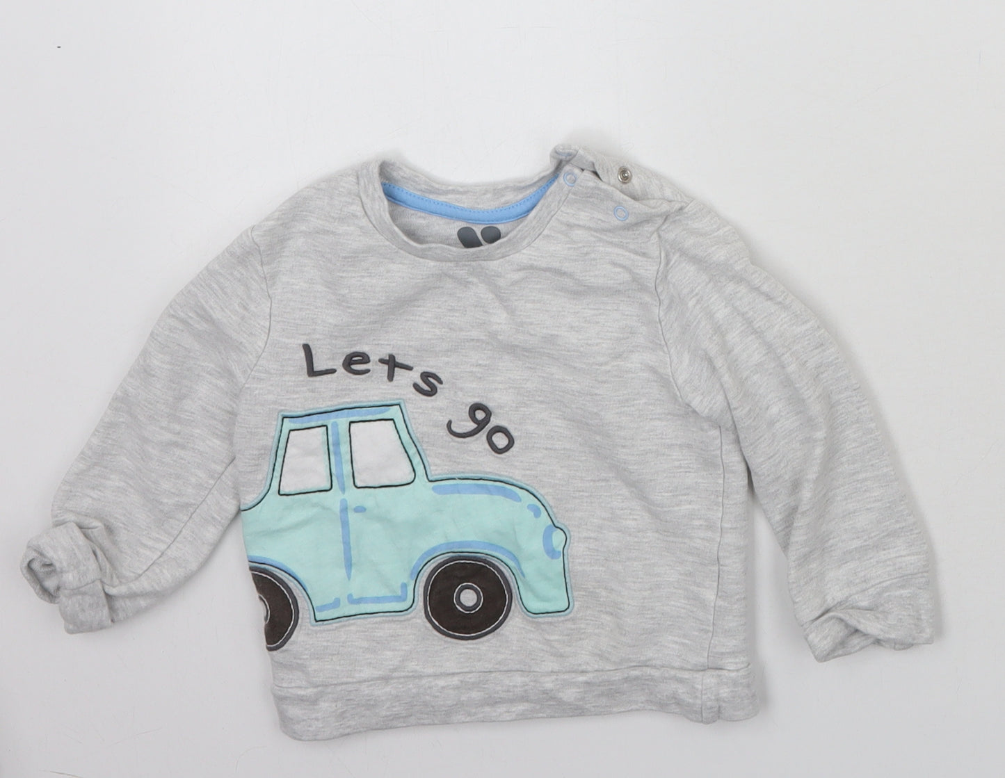 Very Baby Grey   Pullover Jumper Size 9-12 Months