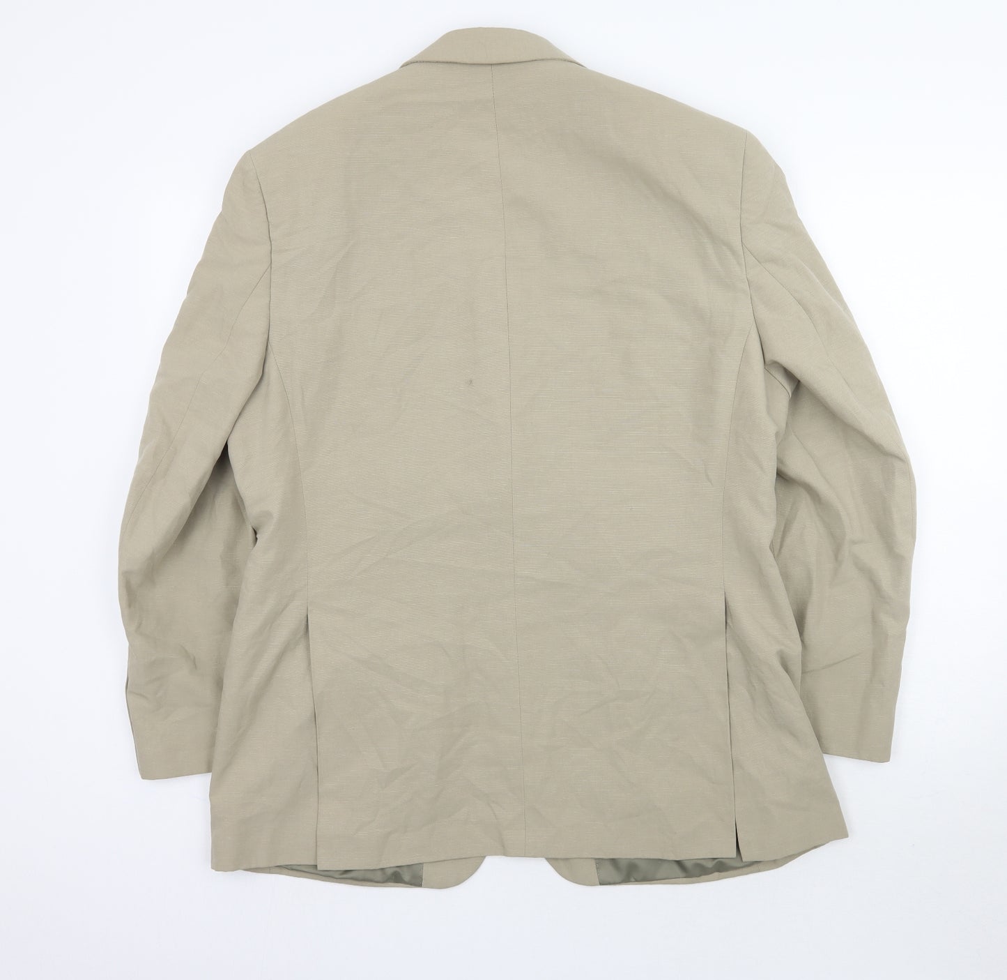 TU Mens Beige   Jacket Suit Jacket Size 42