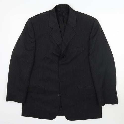 Tom English Mens Black   Jacket Coat Size 40