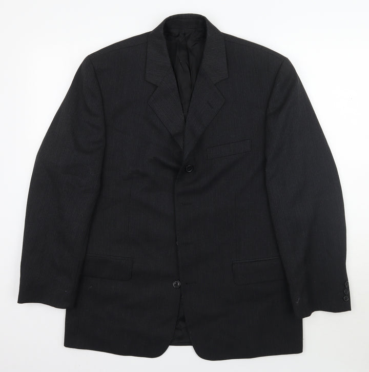 Tom English Mens Black   Jacket Coat Size 40