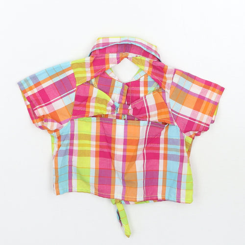 Penny m Girls Multicoloured Check  Basic Button-Up Size 24 Months