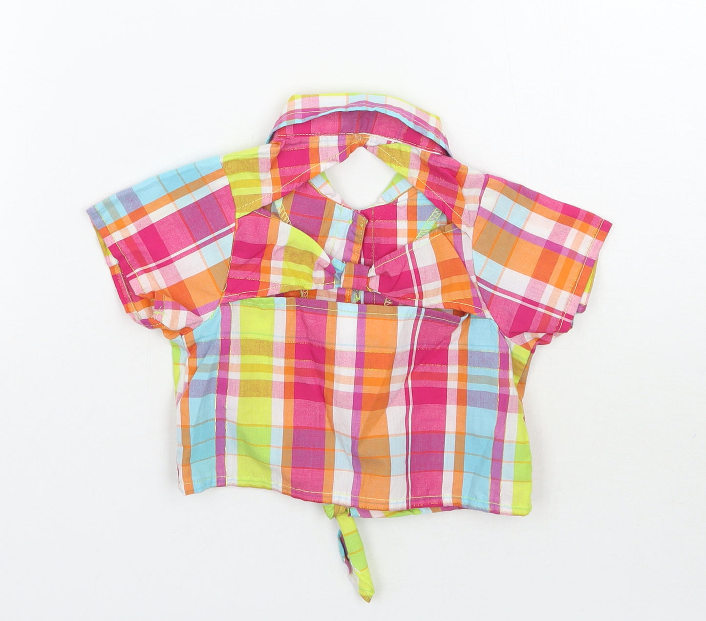 Penny m Girls Multicoloured Check  Basic Button-Up Size 24 Months