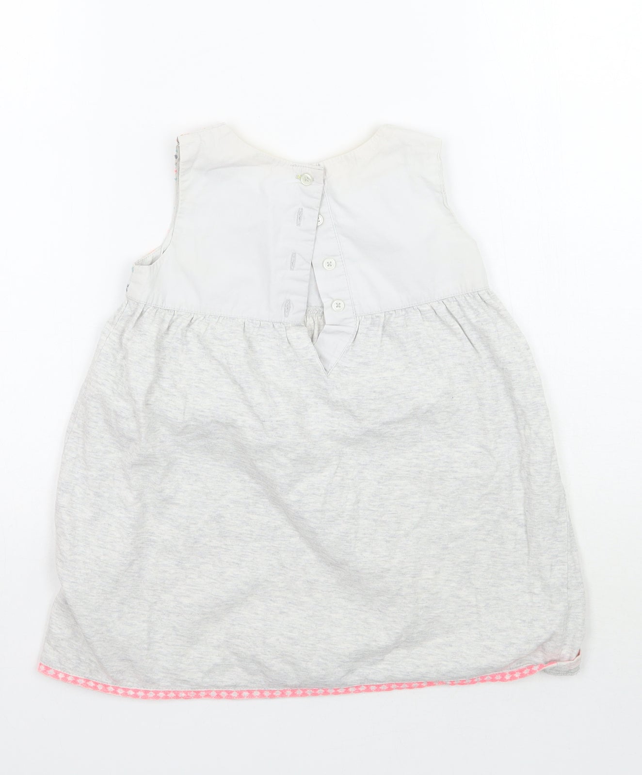 Matalan Girls Grey Geometric  A-Line  Size 2-3 Years