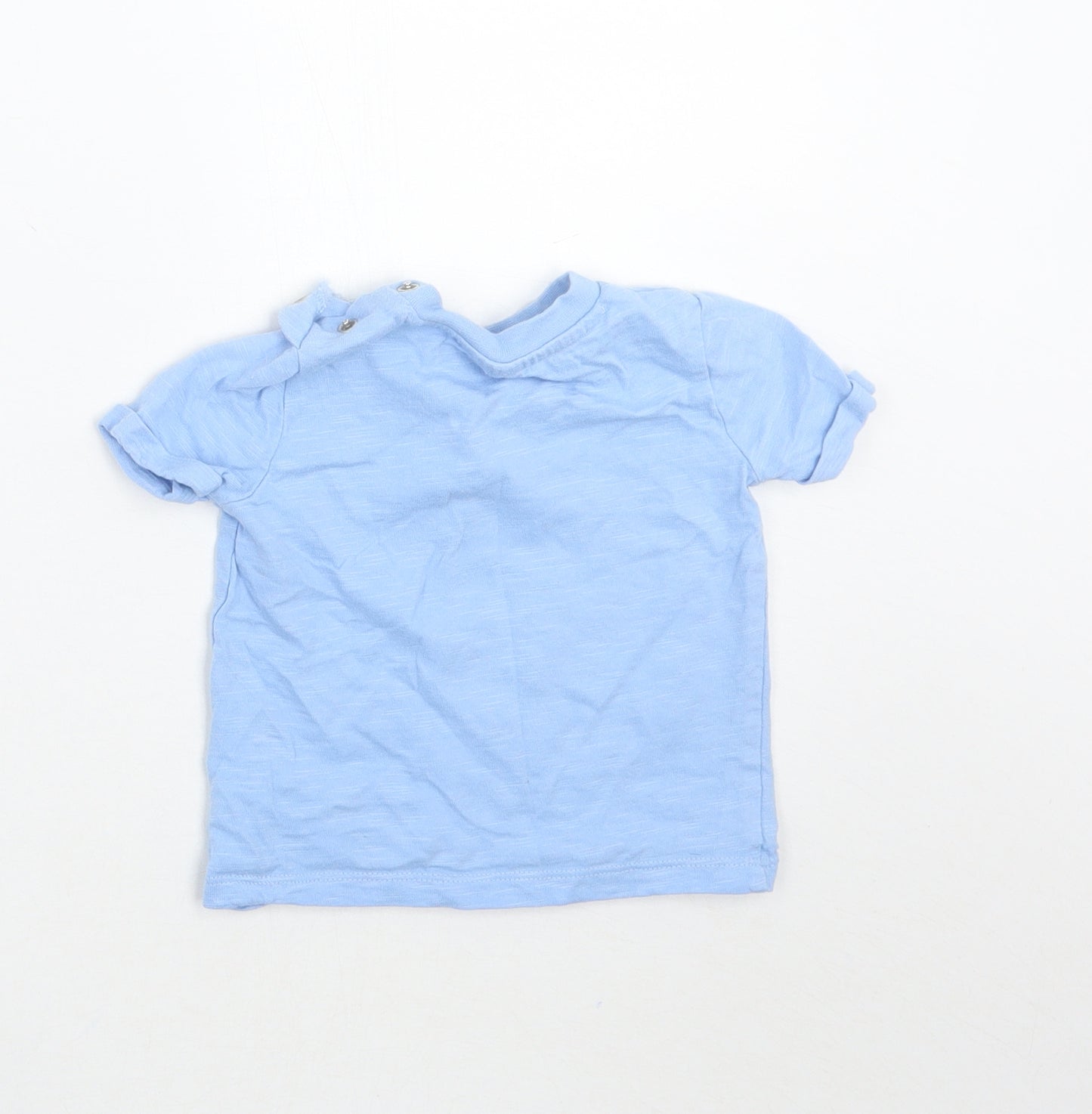 F&F Boys Blue   Basic T-Shirt Size 3-6 Months
