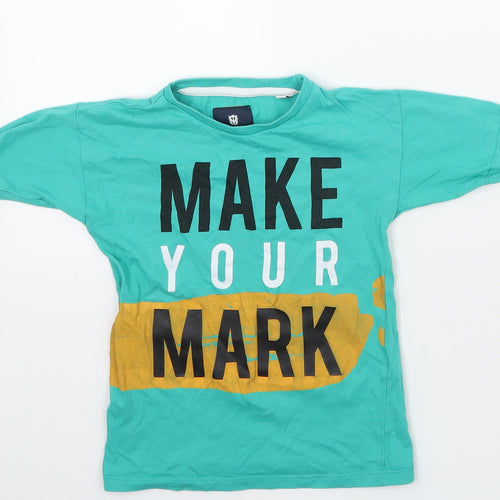 Steel & Jelly Boys Green   Basic T-Shirt Size 2-3 Years