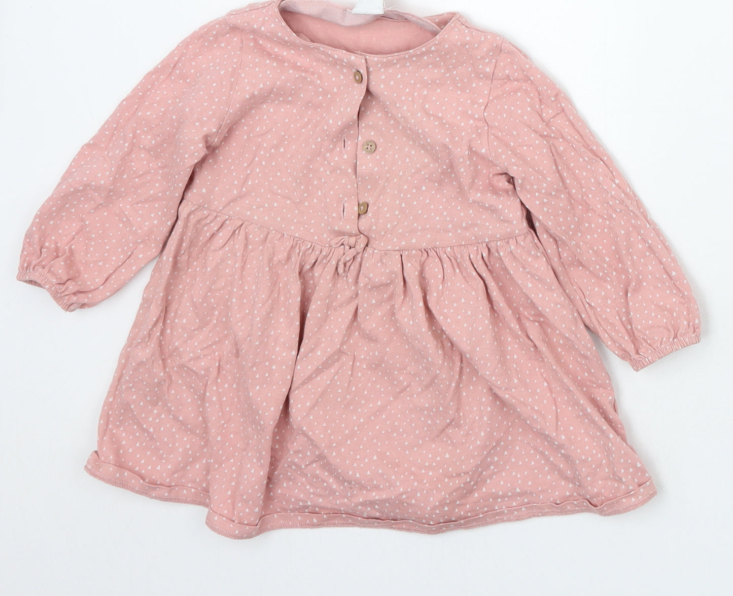 NEXT Girls Pink Polka Dot  A-Line  Size 9-12 Months
