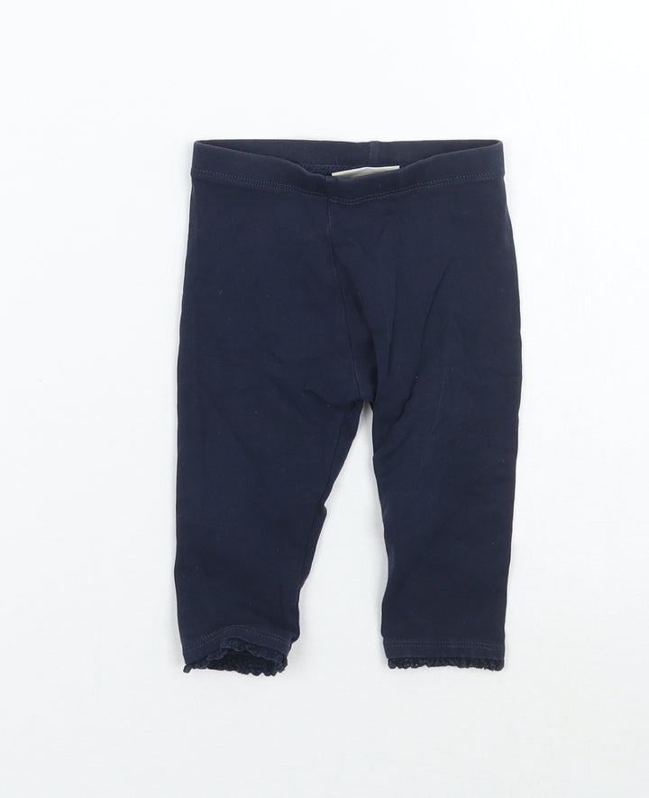 NEXT Girls Blue   Sweatpants Trousers Size 6-9 Months