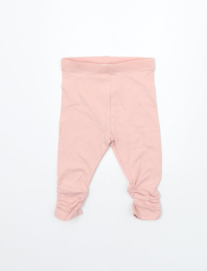 Mini Club Girls Pink Sweatpants Trousers Size 0-3 Months