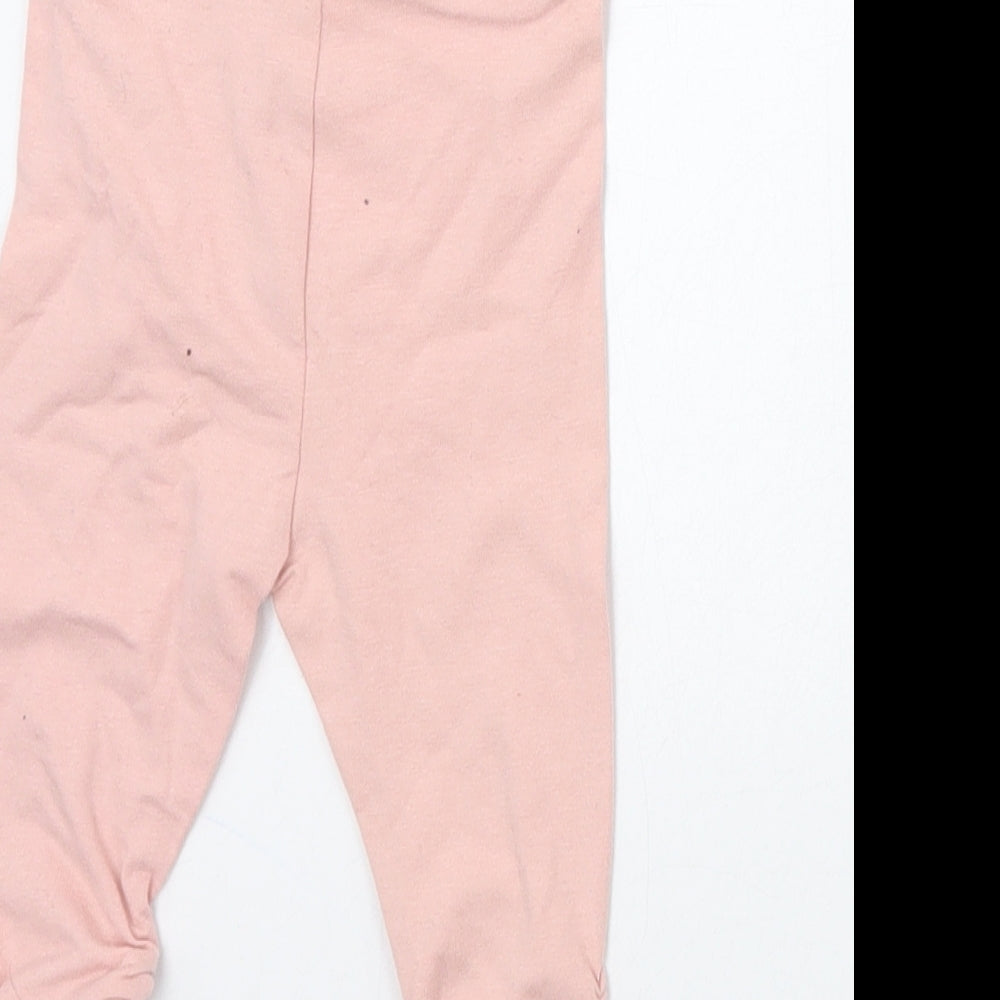 Mini Club Girls Pink   Sweatpants Trousers Size 0-3 Months