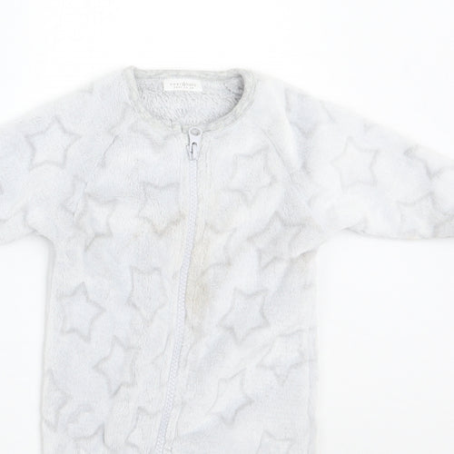 NEXT Baby Grey Geometric  Babygrow One-Piece Size 0-3 Months