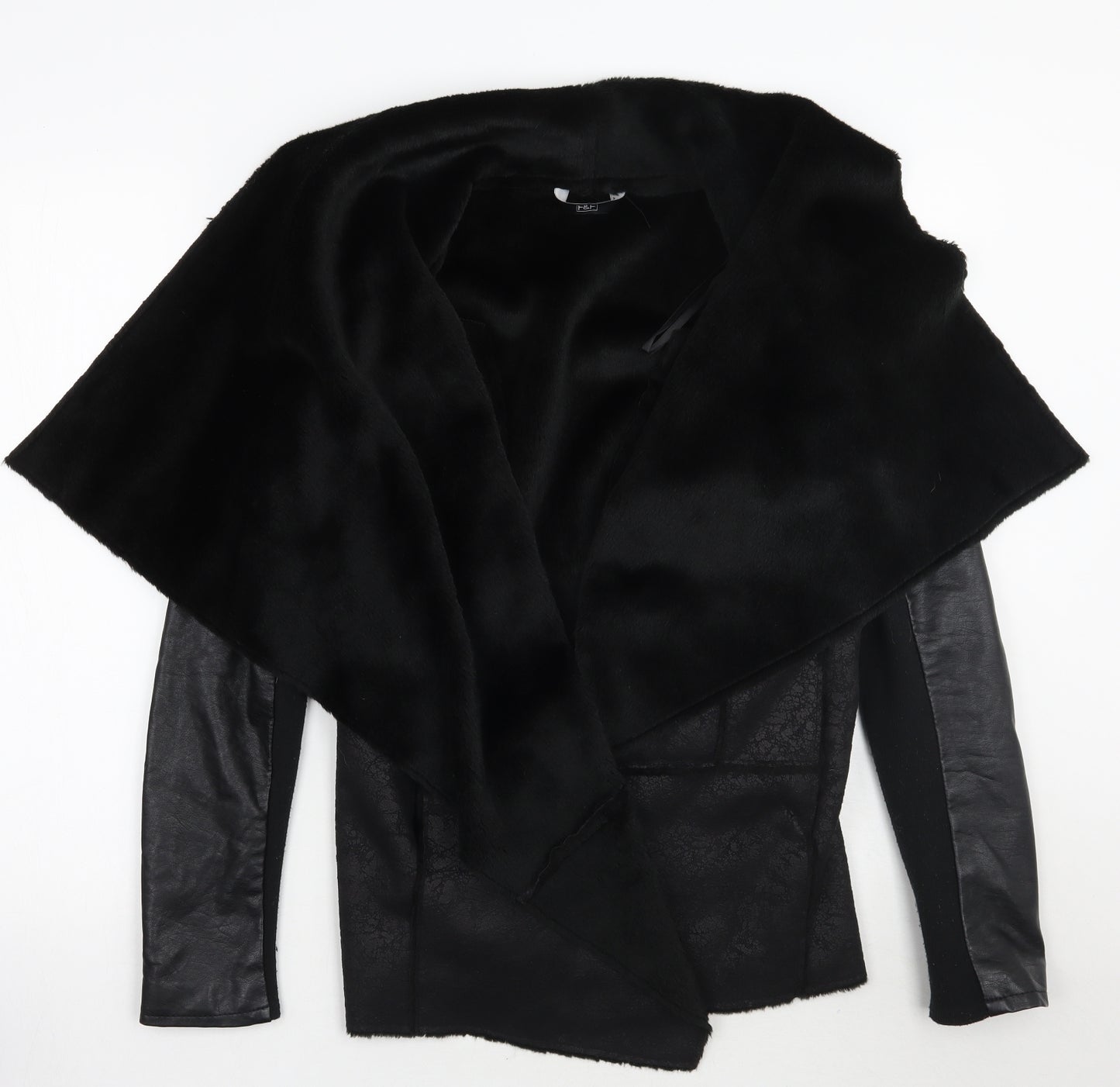 F&F Womens Black   Jacket Coat Size 6