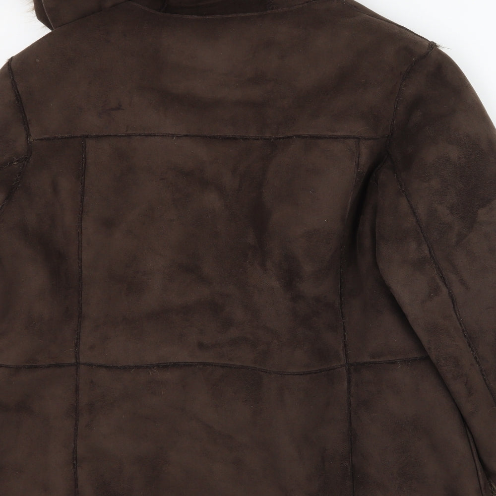Dorothy Perkins Womens Brown   Jacket Coat Size 18