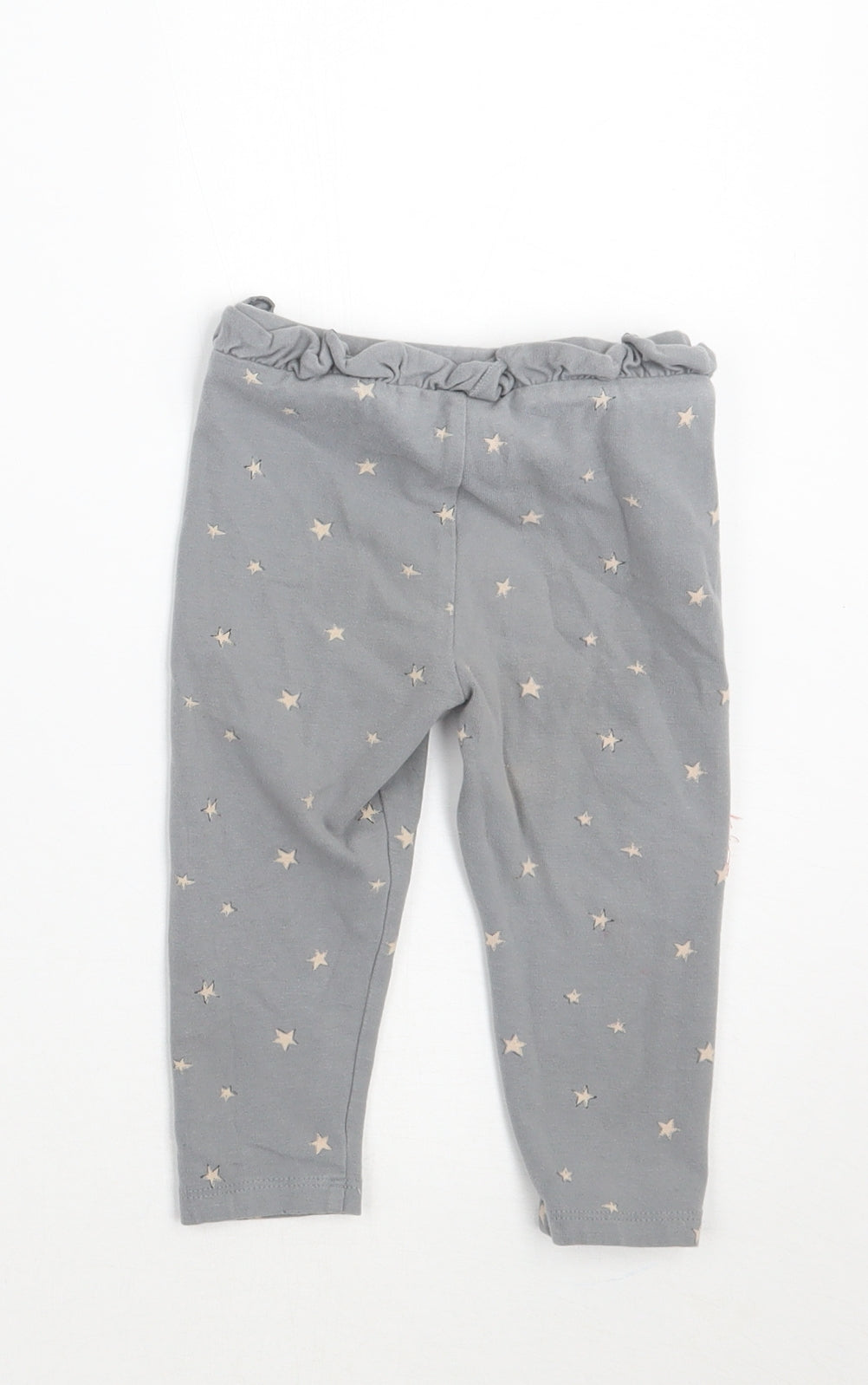 NEXT Girls Grey Geometric  Capri Leggings Size 9-12 Months
