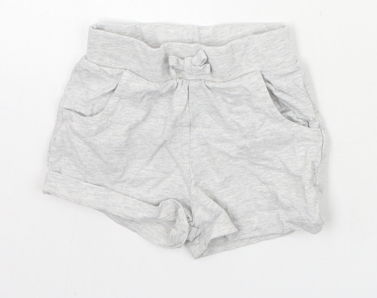 George Girls Grey   Sweat Shorts Size 2 Years
