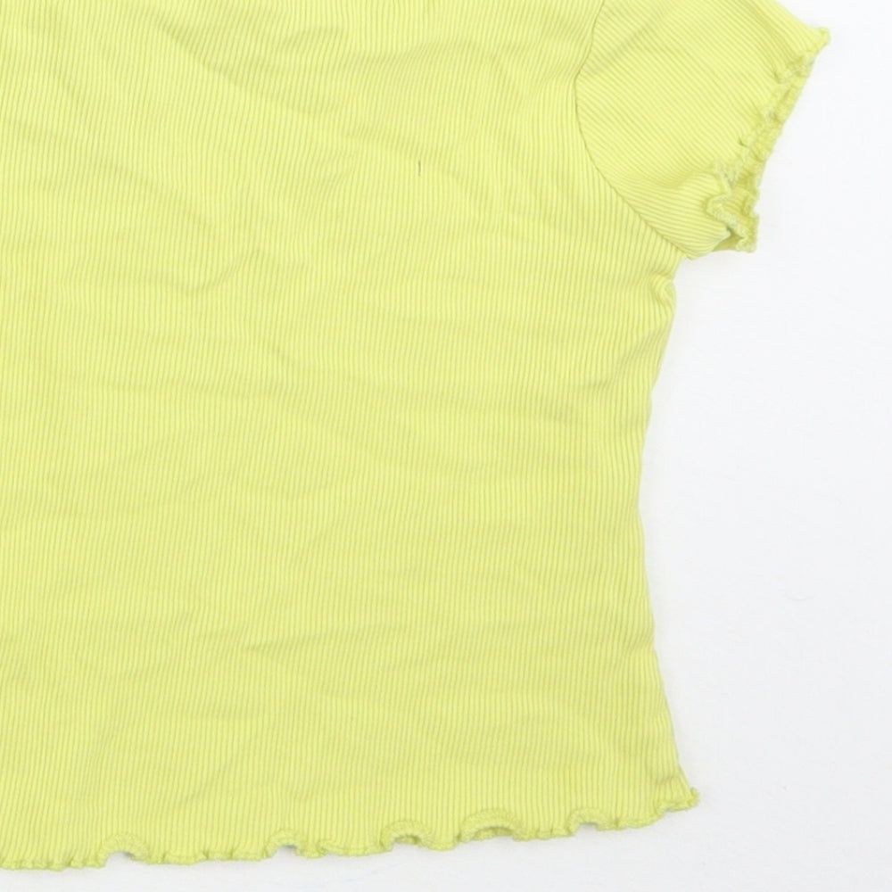George Girls Green   Basic T-Shirt Size 12-18 Months