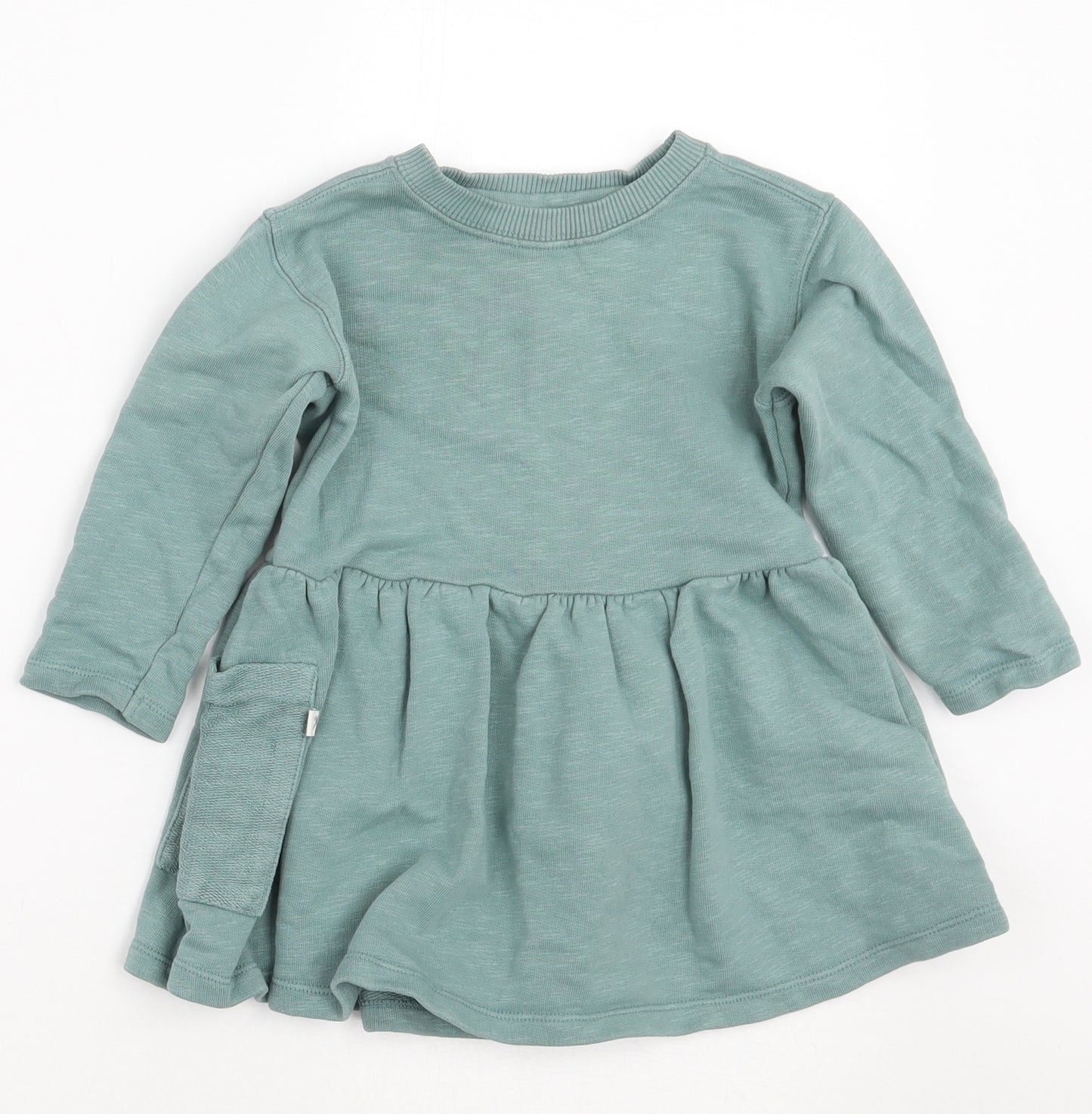 Kidly Girls Green   Pullover Jumper Size 9-12 Months