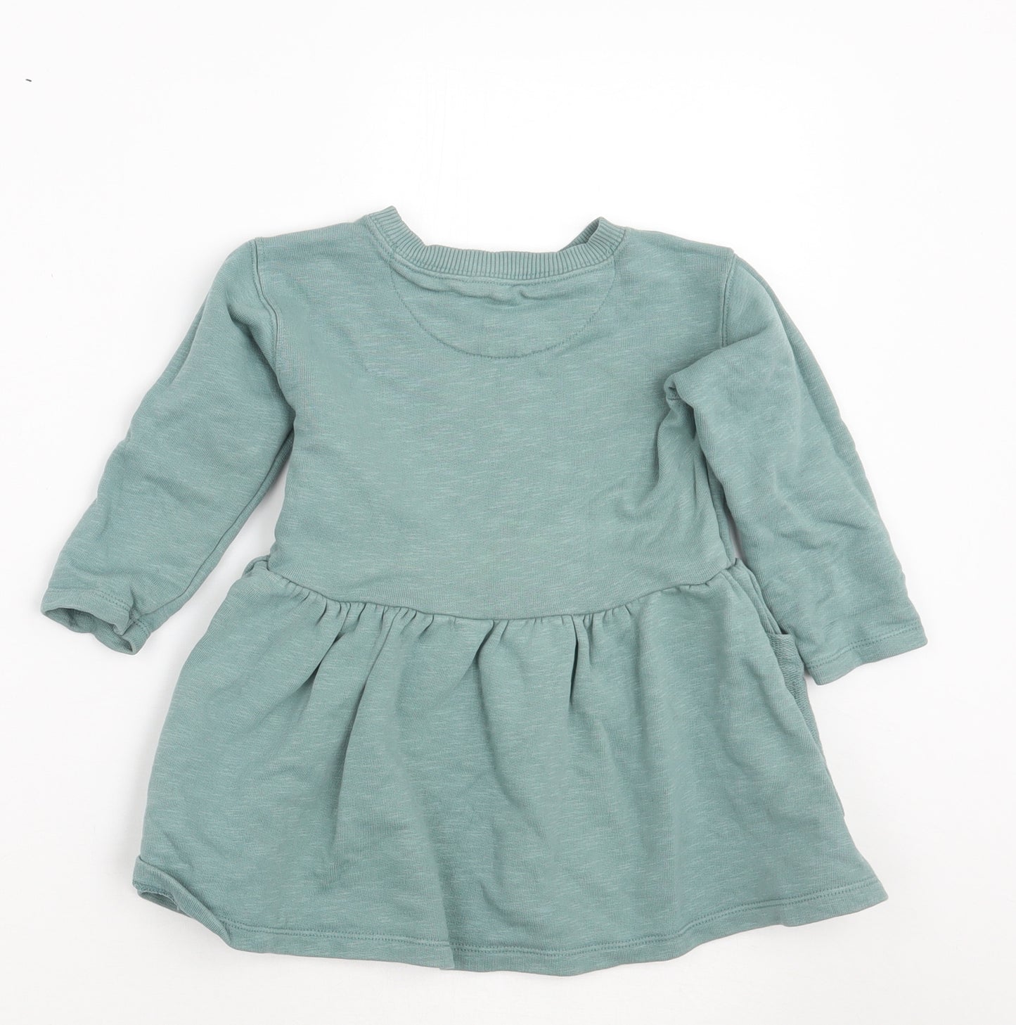 Kidly Girls Green   Pullover Jumper Size 9-12 Months
