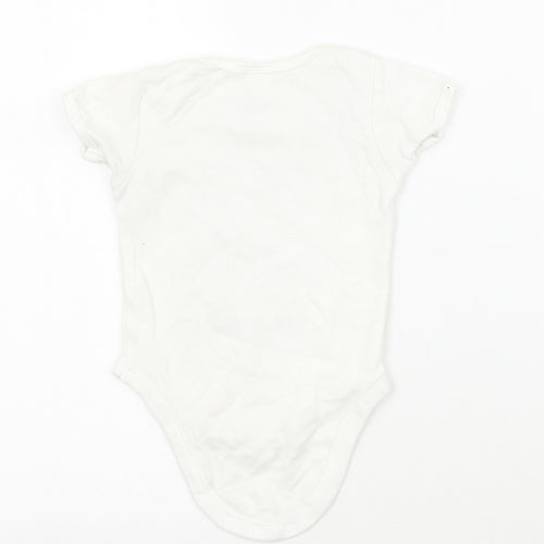 Mini mischief Makers Baby White   Babygrow One-Piece Size 3-6 Months