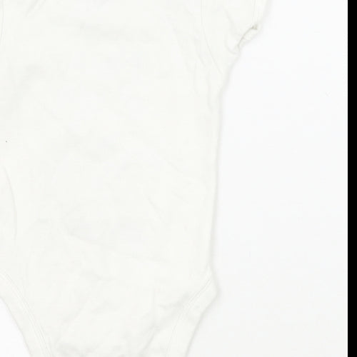 Mini mischief Makers Baby White   Babygrow One-Piece Size 3-6 Months
