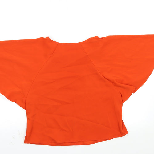 Definitions Womens Red   Basic Blouse Size 10