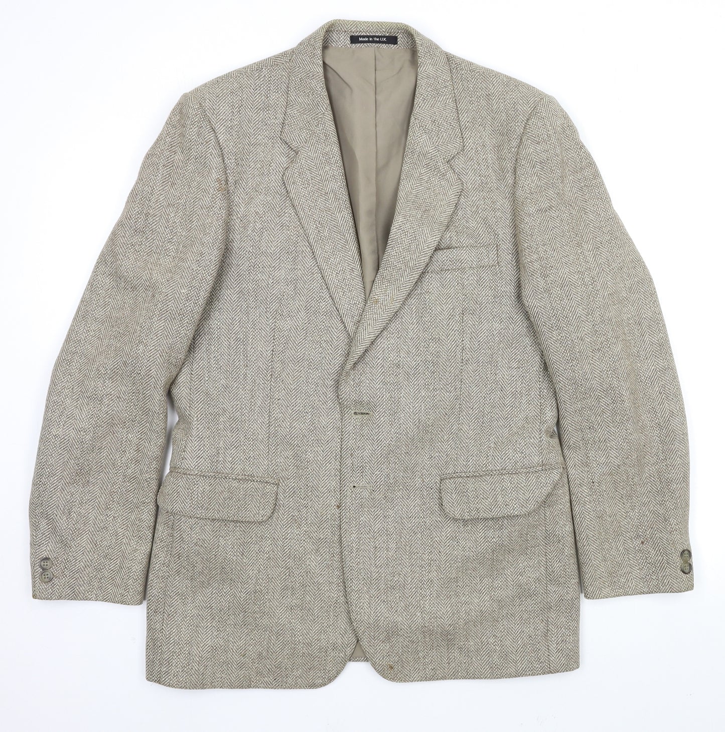 Preworn Mens Beige   Jacket Blazer Size 40