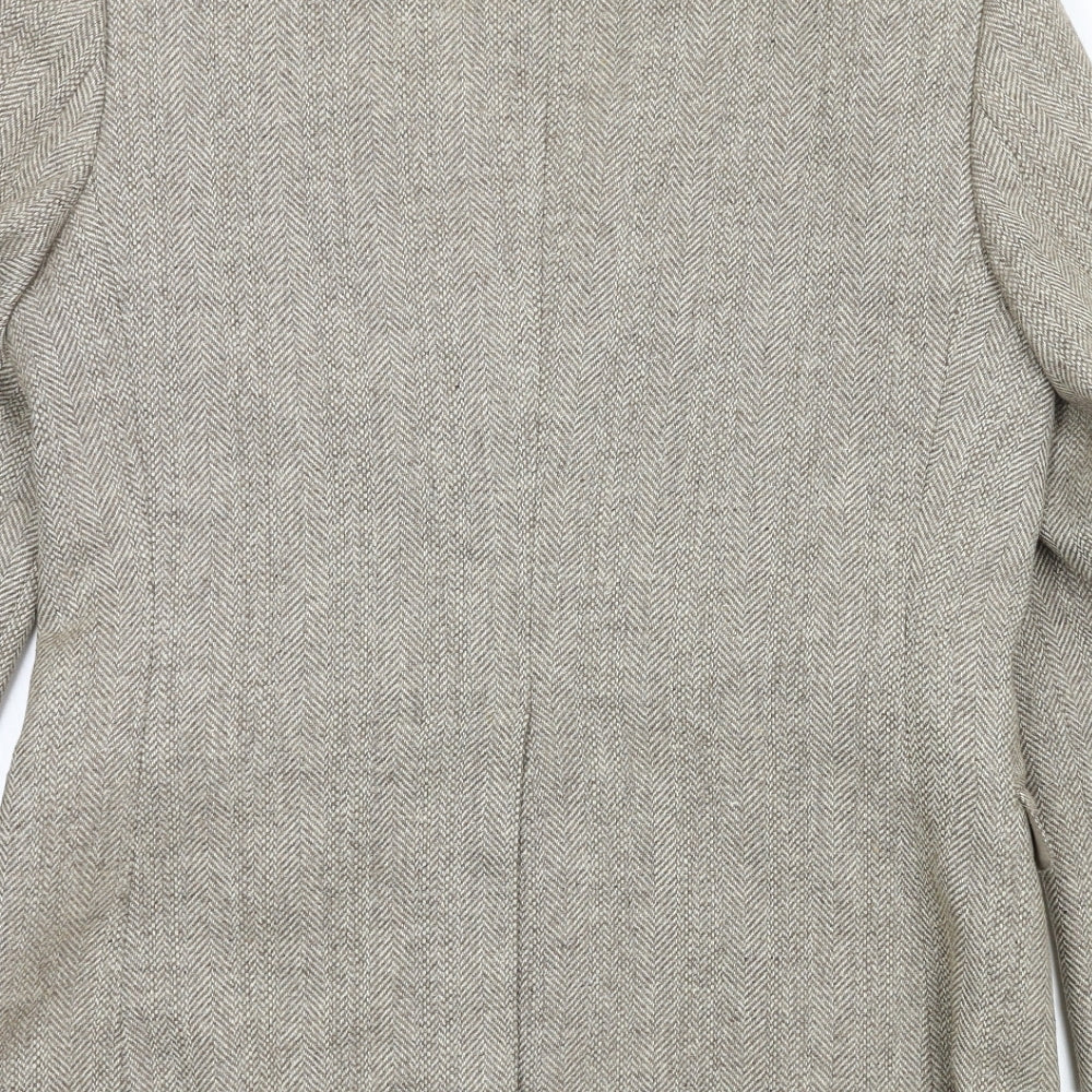 Preworn Mens Beige   Jacket Blazer Size 40