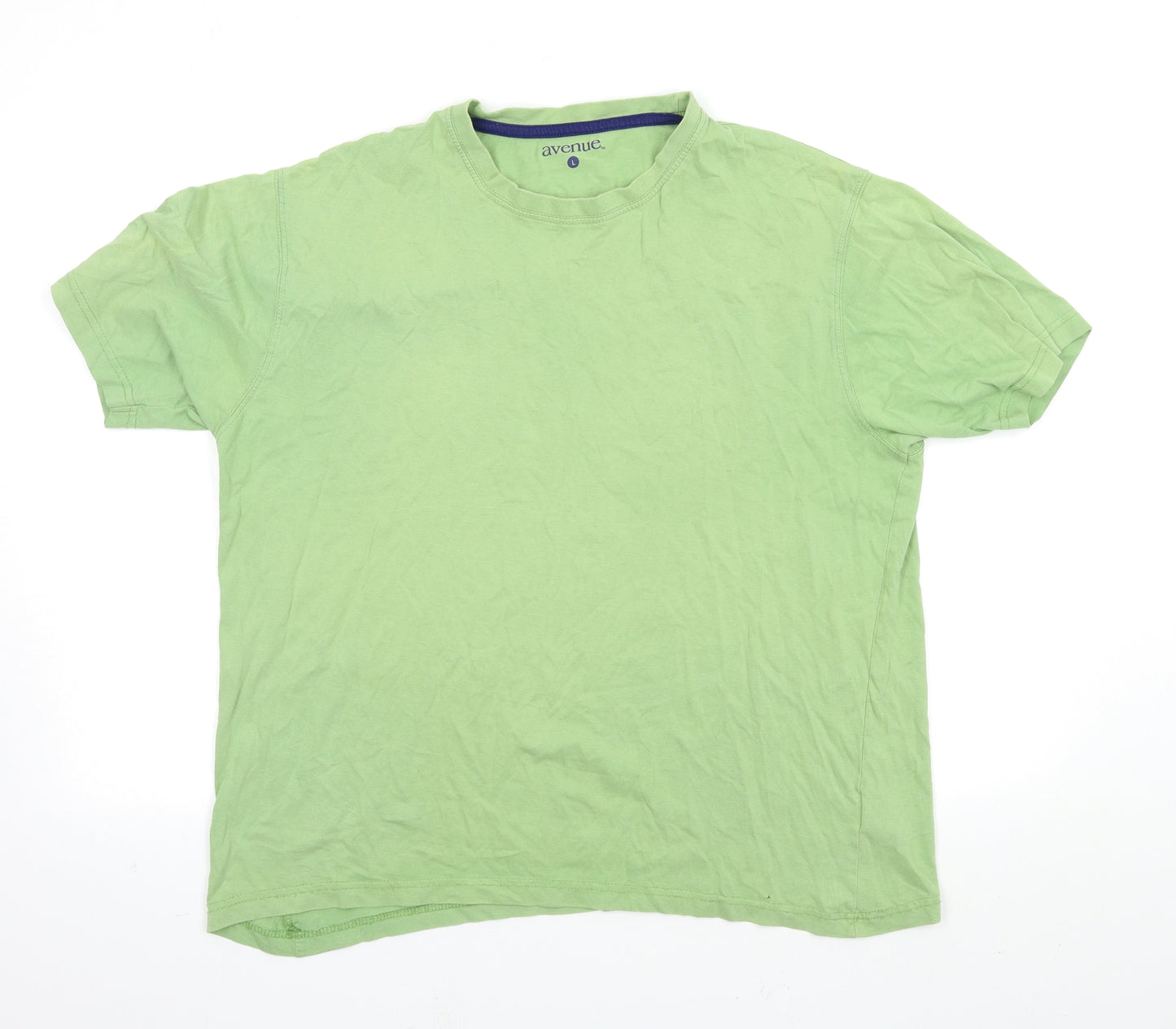 Avenue Mens Green    T-Shirt Size L