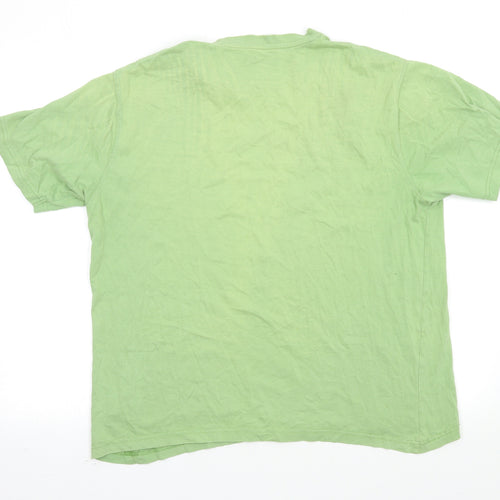 Avenue Mens Green    T-Shirt Size L