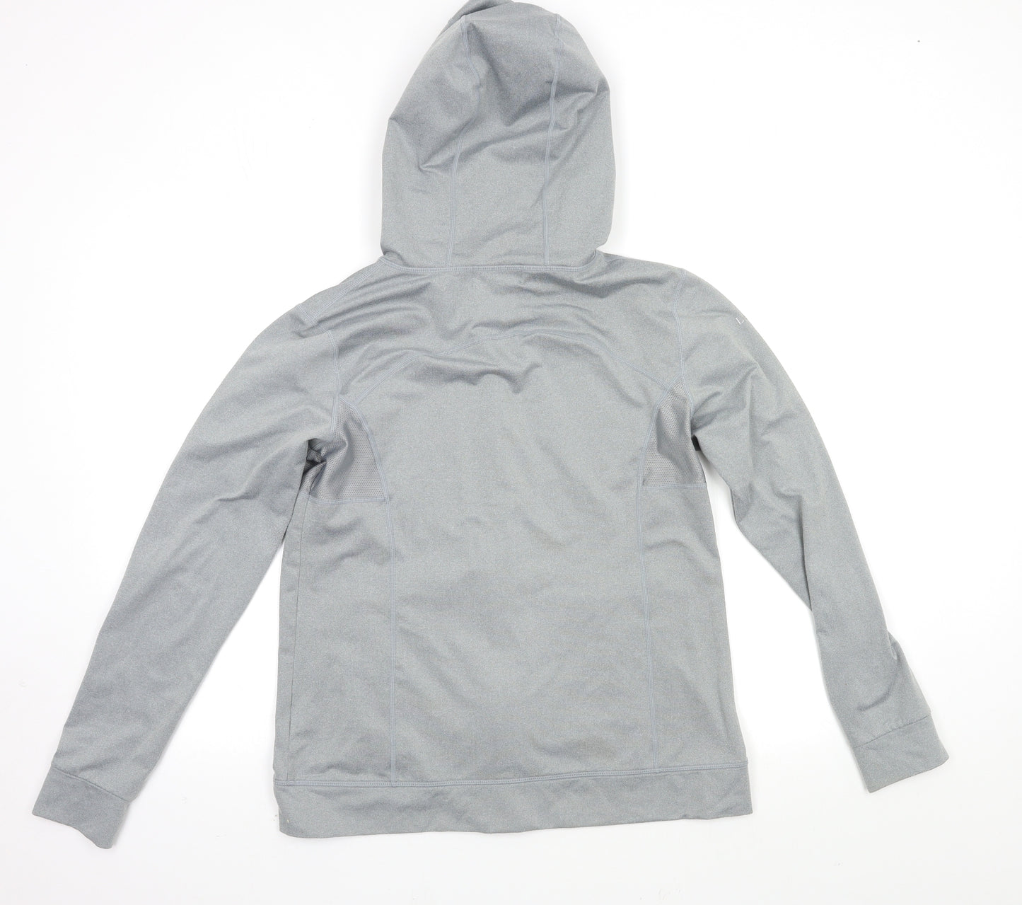le mieux Womens Grey   Full Zip Hoodie Size L