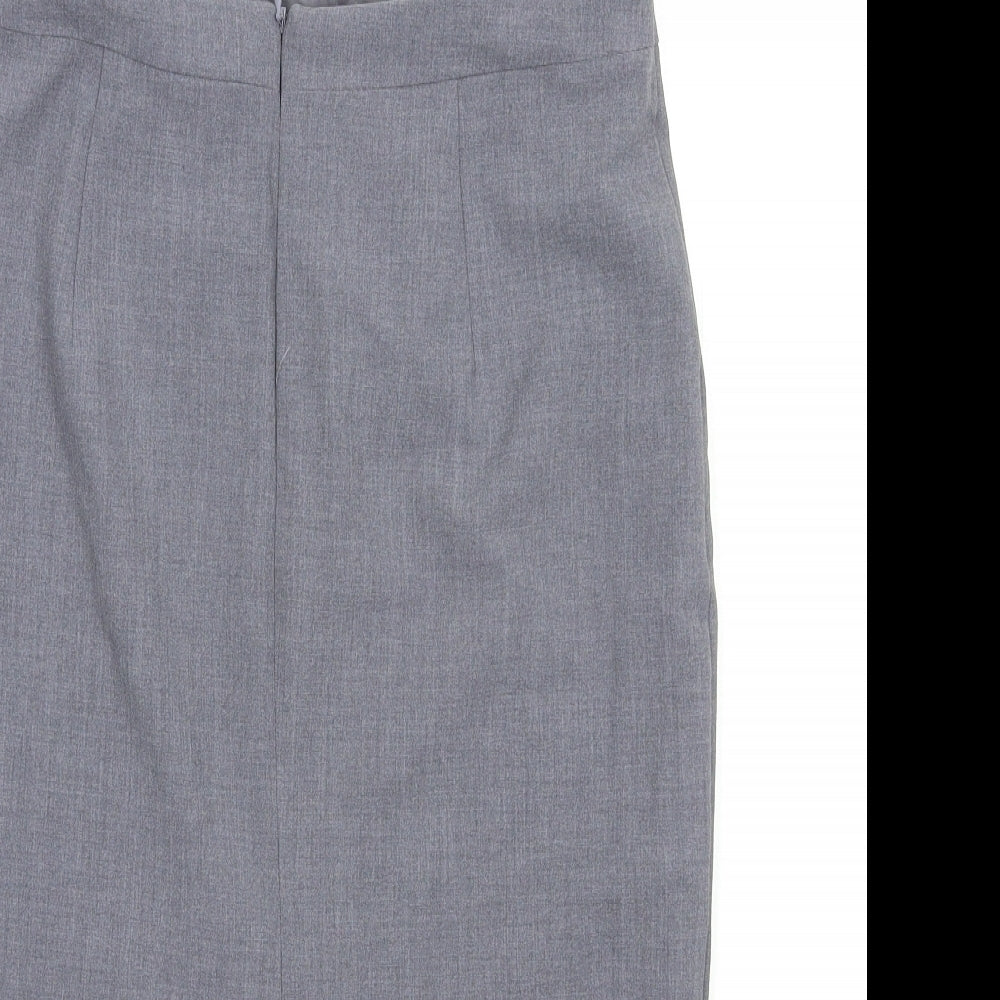 Marks and Spencer Womens Grey   Straight & Pencil Skirt Size L