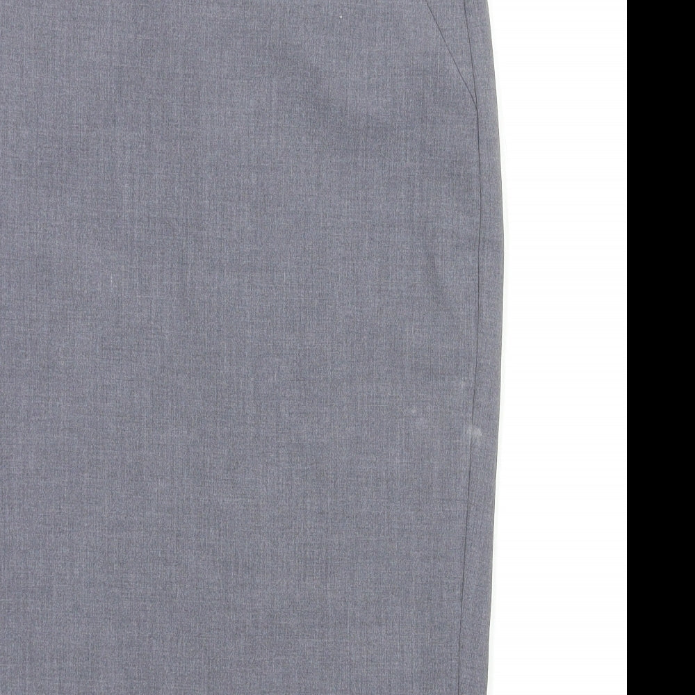 Marks and Spencer Womens Grey   Straight & Pencil Skirt Size L