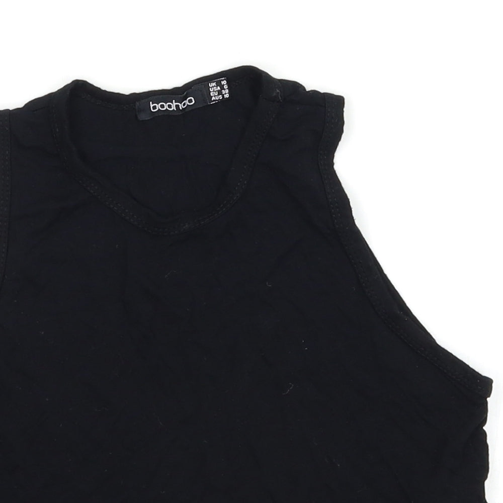 Boohoo Womens Black   Basic Tank Size 10