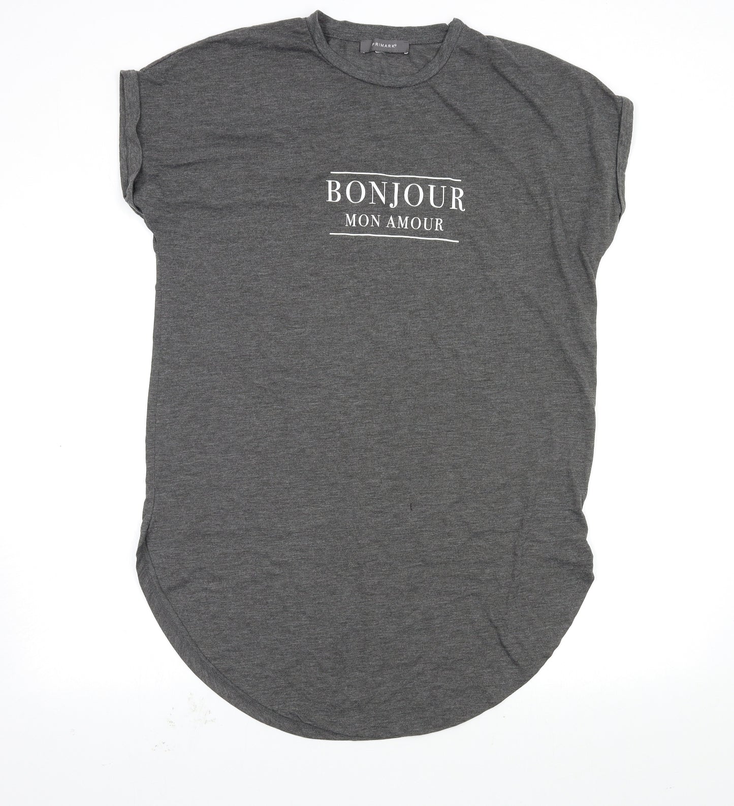 Primark Womens Grey   Basic T-Shirt Size M