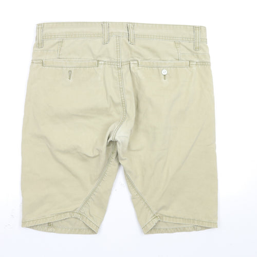 Burton Mens Beige   Chino Shorts Size 34