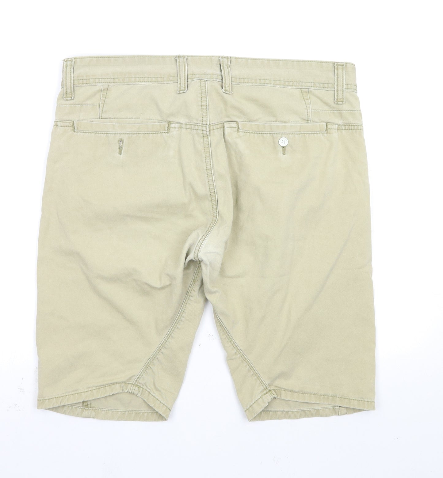 Burton Mens Beige   Chino Shorts Size 34